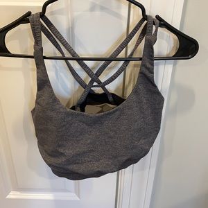 Lululemon energy bra - size 12.  Gray.